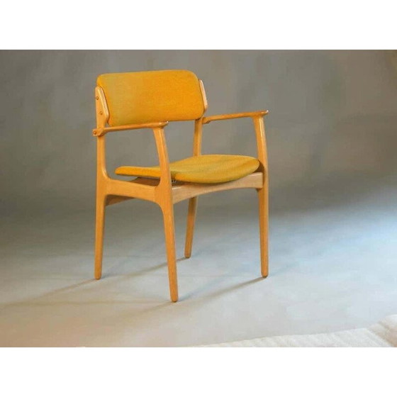 Image 1 of Vintage Erik Buch fauteuils in eiken, Deens 1970