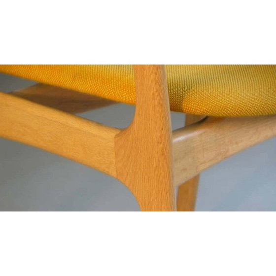 Image 1 of Vintage Erik Buch fauteuils in eiken, Deens 1970