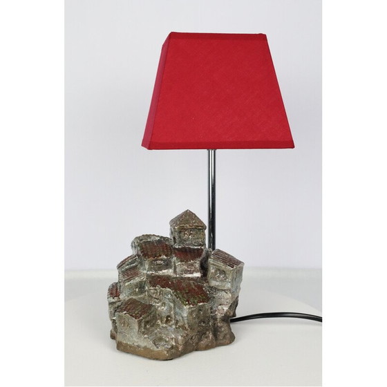 Image 1 of Vintage keramische lamp door Argans Michel, 1990