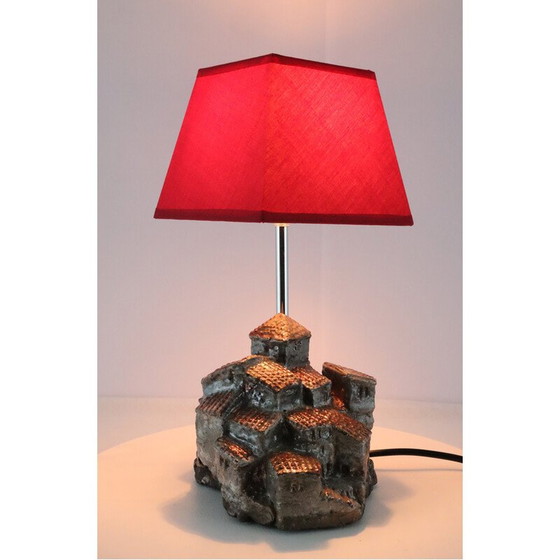 Image 1 of Vintage keramische lamp door Argans Michel, 1990