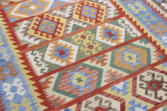 Image 1 of Originele oude stijl Kelim Afghan 298 X 208 Cm Top staat