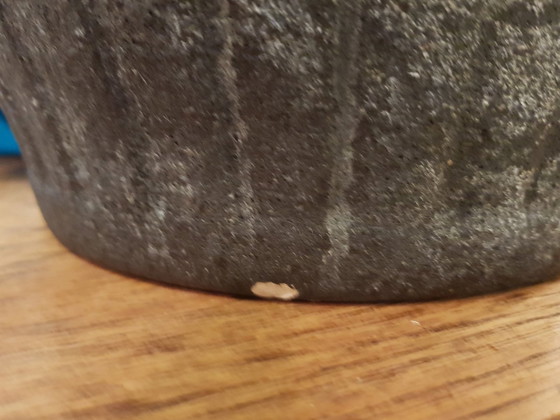 Image 1 of Vintage Duitse Keramische Vette Lavavaas van Wilhelm Fohr