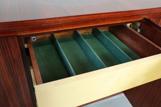 Image 1 of Minimalist Rosewood Sideboard Produced By 'Meubelfabriek Aurora ' 1967, Belgium