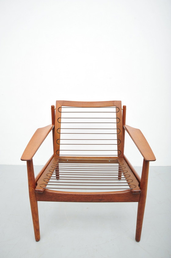 Image 1 of 2x Glostrup Teak Loungestoel 1958