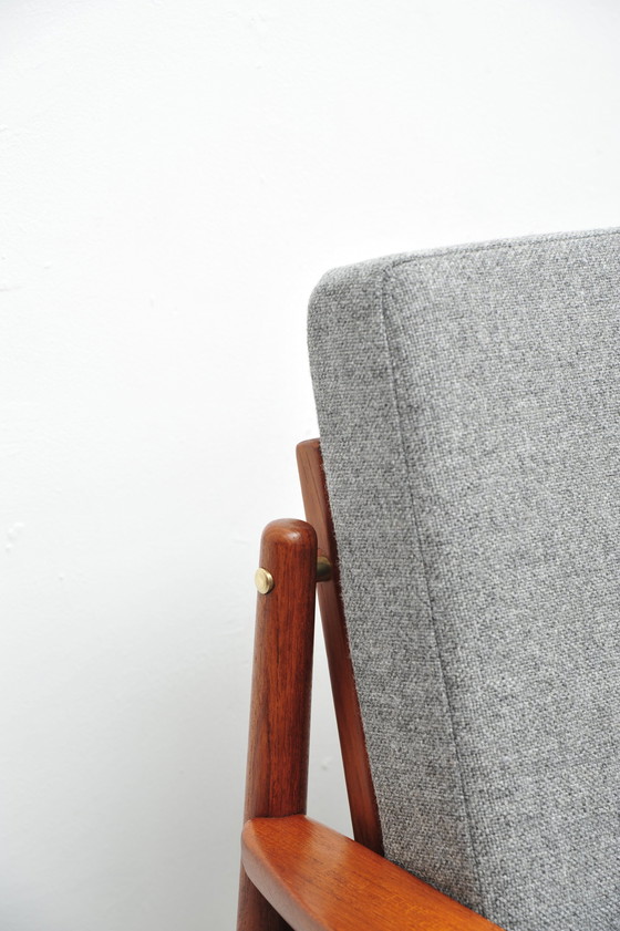 Image 1 of 2x Glostrup Teak Loungestoel 1958