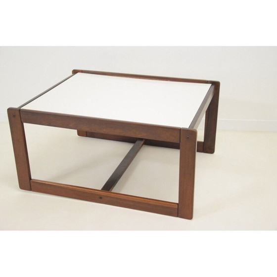 Image 1 of Scandinavische vintage salontafel in rozenhout, 1970