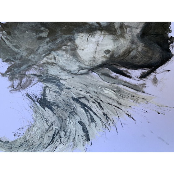 Image 1 of Vintage schilderij Corps 7 door Lemmy Gonthier, 2014