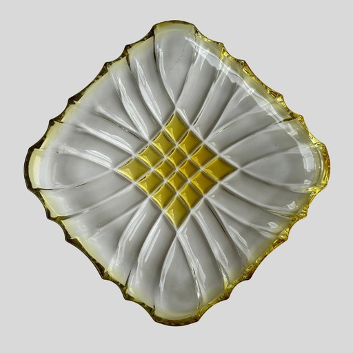 Art Deco Kristal Schaal