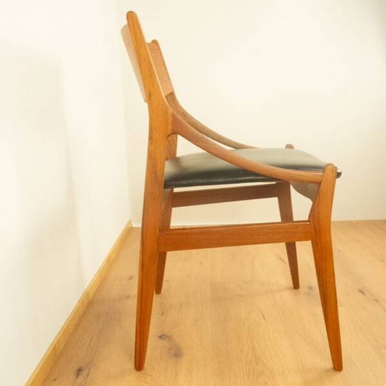 Image 1 of Teakhouten fauteuil uit 1960: Deens ontwerp door Vestervik Eriksen voor Tromborg