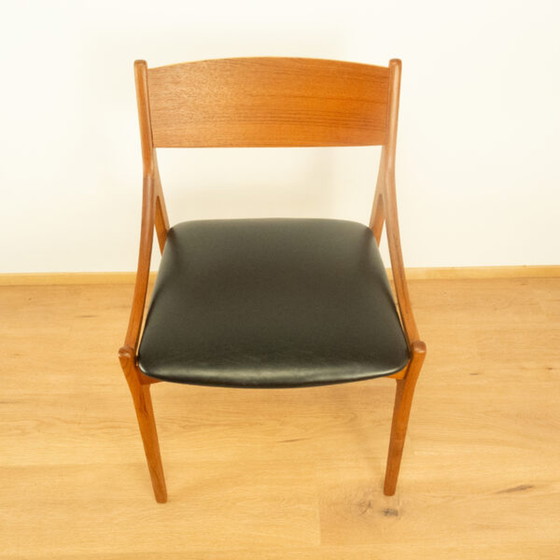 Image 1 of Teakhouten fauteuil uit 1960: Deens ontwerp door Vestervik Eriksen voor Tromborg