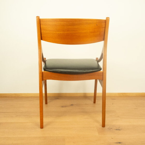 Image 1 of Teakhouten fauteuil uit 1960: Deens ontwerp door Vestervik Eriksen voor Tromborg