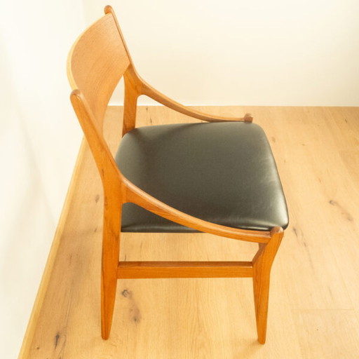 Teakhouten fauteuil uit 1960: Deens ontwerp door Vestervik Eriksen voor Tromborg