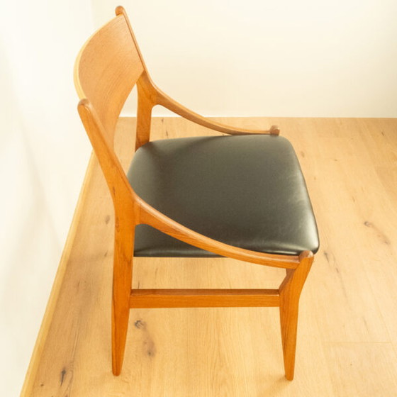 Image 1 of Teakhouten fauteuil uit 1960: Deens ontwerp door Vestervik Eriksen voor Tromborg