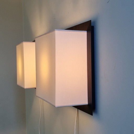 Paar Belgische designlampen van hoge kwaliteit