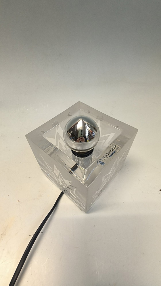 Image 1 of 2 Nachtmann Leuchten Glazen Kubus Lamp 
