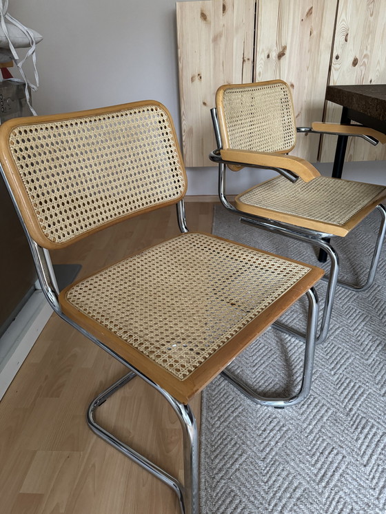 Image 1 of 4x vintage sledestoelen