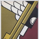 Vintage Roy Lichtenstein "Salute to Aviation Corlett 63" Limited Edition lithografie