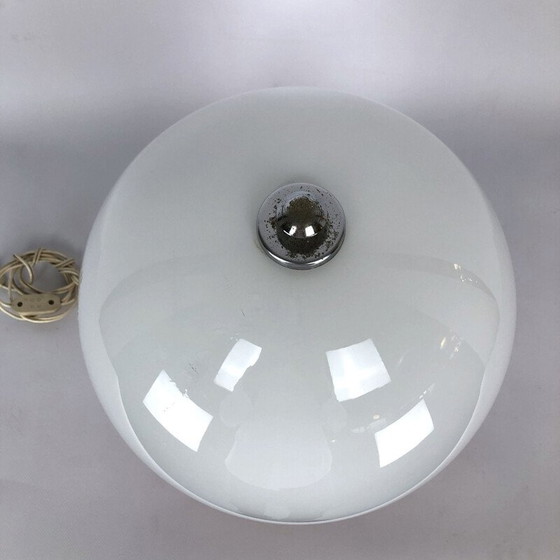 Image 1 of Vintage tafellamp in gekleurd Murano glas van Mazzega, Italië 1970