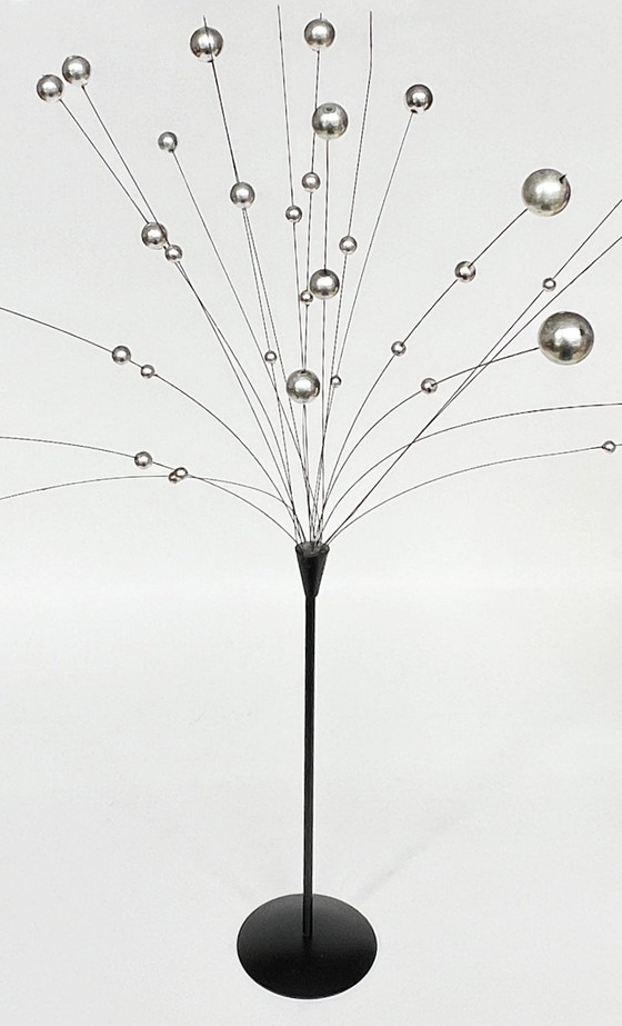 Image 1 of Laurids Lønborg Silver Kinetic Ball Sculpture