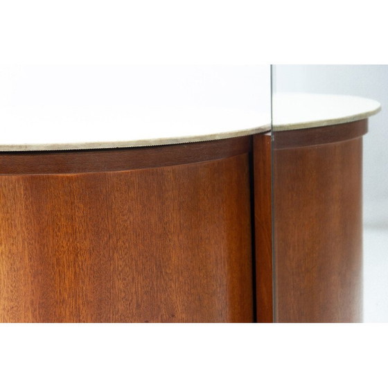 Image 1 of Vintage Art Deco mahonie kaptafel door Jindřich Halabala voor Up Závody, Tsjecho-Slowakije 1930