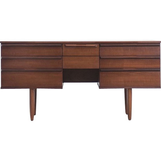 Image 1 of Mid Century Teak Bureau van Avalon Deens 1960