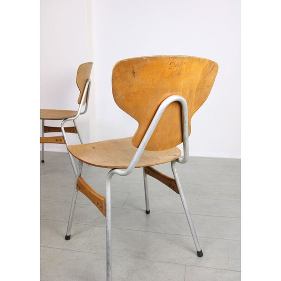 Image 1 of Paar mid-century multiplex stoelen van Niko Kralj