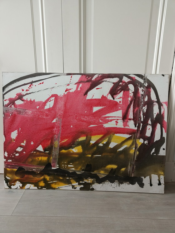 Image 1 of Anton Heijboer schilderij acryl op doek