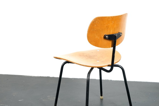 Image 1 of Mid Century SE68 bijzetstoel met zwart frame van Egon Eiermann voor Wilde + Spieth