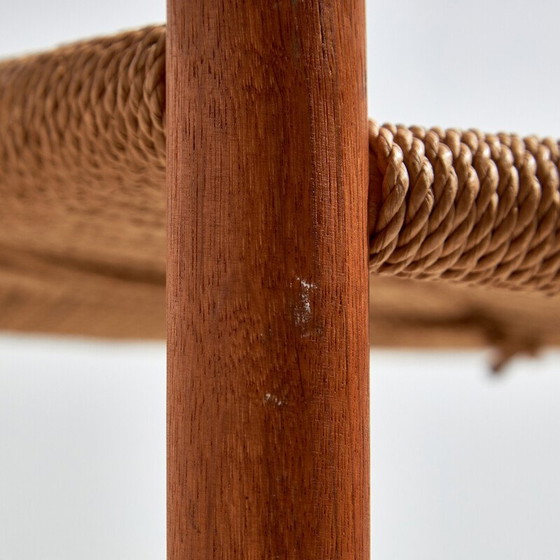 Image 1 of Set van 6 vintage J39 eiken eetkamerstoelen van Børge Mogensen voor Fdb Møbler