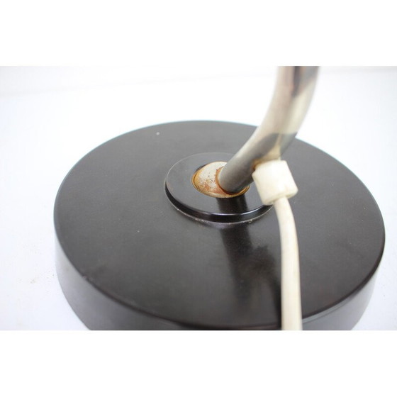 Image 1 of Vintage metalen en chromen tafellamp, Tsjecho-Slowakije 1960