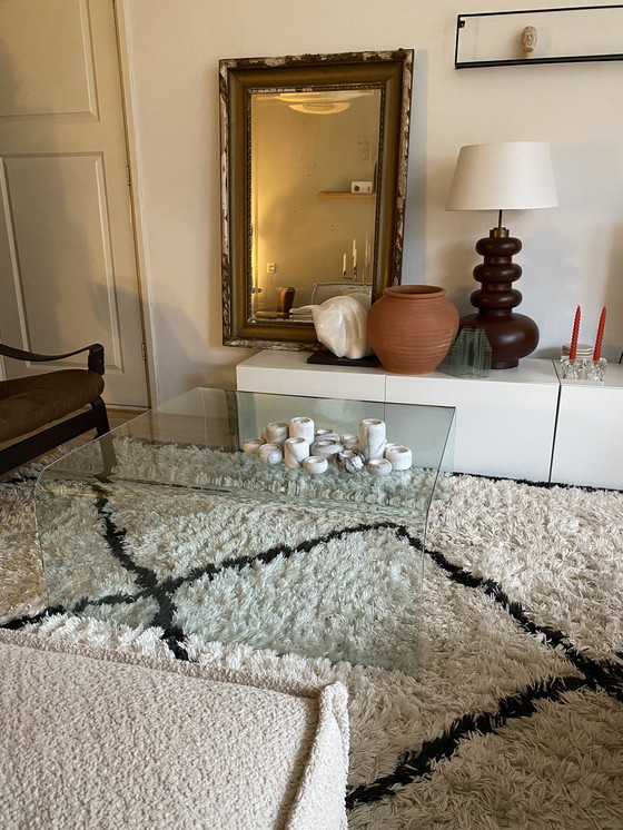 Image 1 of Vintage FIAM Italia Ponte salontafel kristalglas