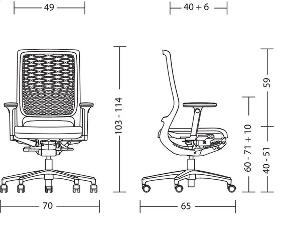 Image 1 of Klöber Mera Mer88 bureaustoel