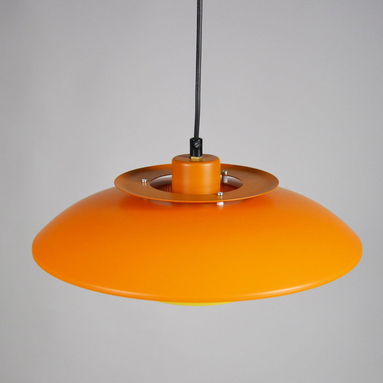 Image 1 of Belux Zwitserlandoranje hanglamp van Jaren 80