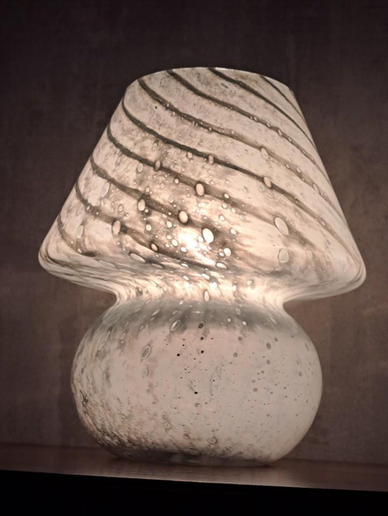 Image 1 of Vintage Swirl Mushroom Lamp