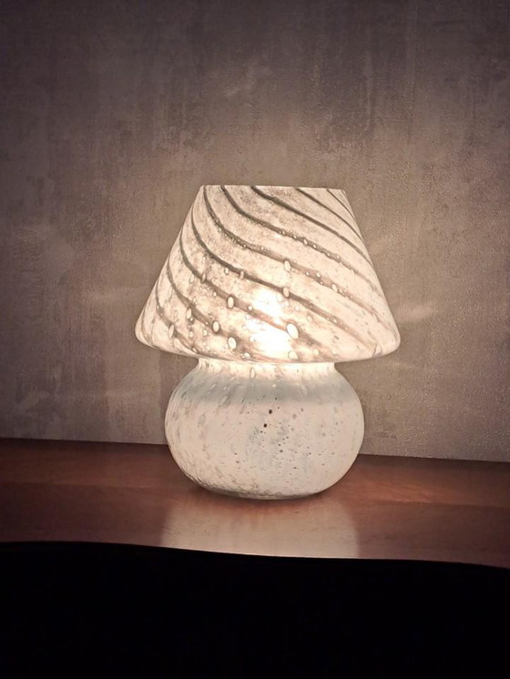 Image 1 of Vintage Swirl Mushroom Lamp