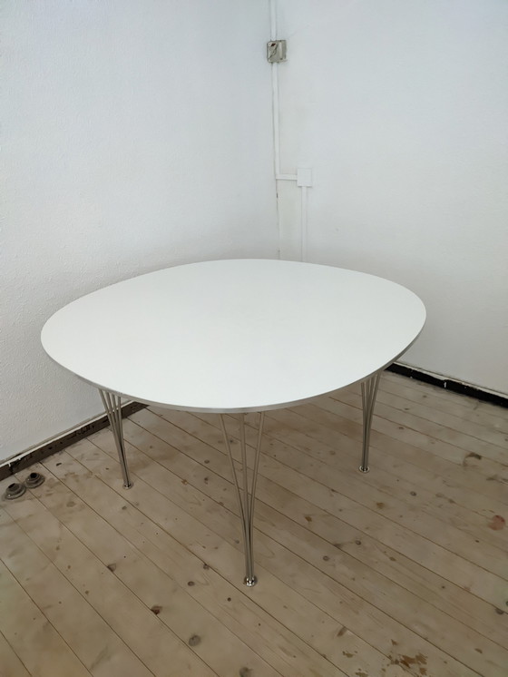 Image 1 of Fritz Hansen 'super elliptical' tafel