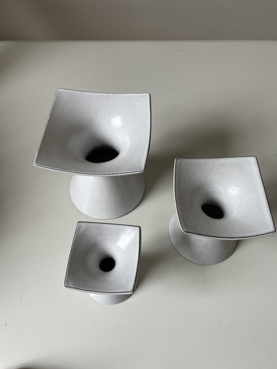 Image 1 of 3x Cor Unum vaas. Vintage.