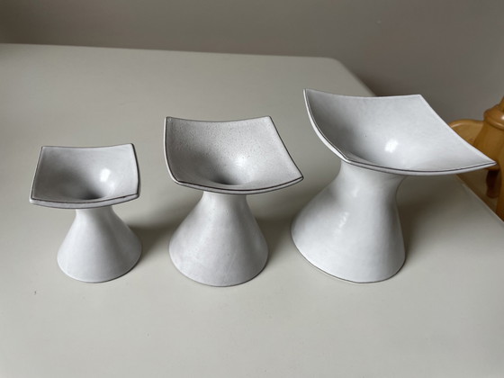 Image 1 of 3x Cor Unum vaas. Vintage.