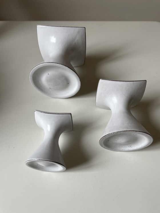 Image 1 of 3x Cor Unum vaas. Vintage.