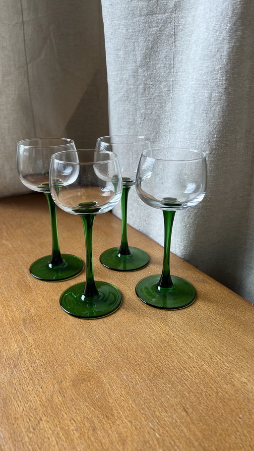 4x Arc France wijnglas