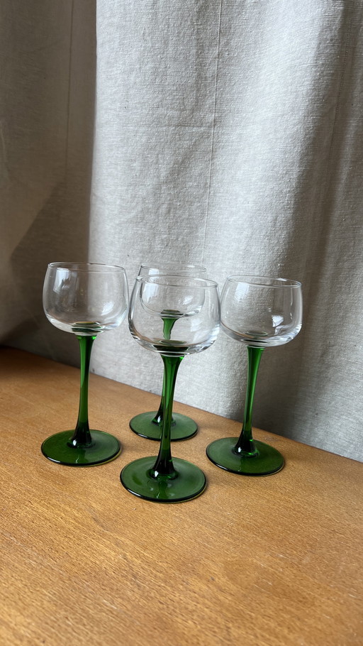 4x Arc France wijnglas