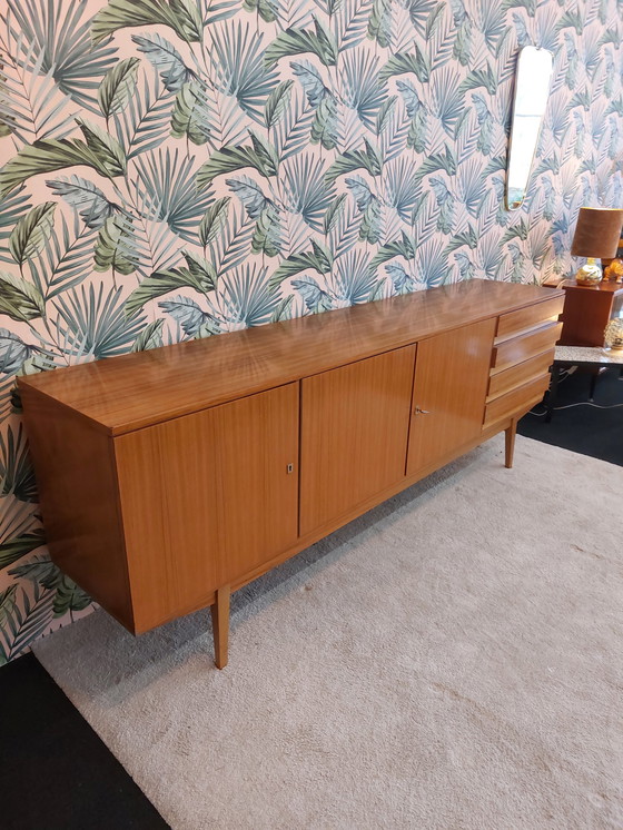 Image 1 of Vintage kast / sideboard uit de seventies met ladeblok