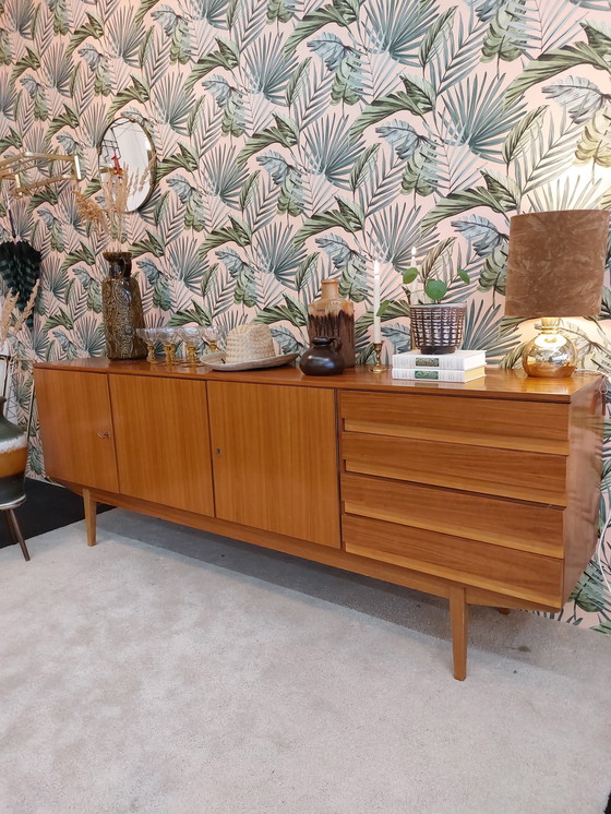 Image 1 of Vintage kast / sideboard uit de seventies met ladeblok