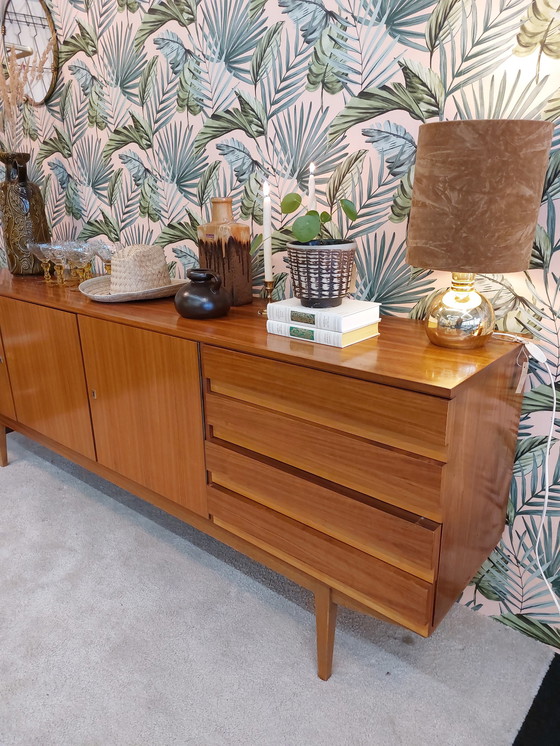 Image 1 of Vintage kast / sideboard uit de seventies met ladeblok
