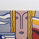 Vintage Roy Lichtenstein "Modern Kunst" Limited Edition lithografie