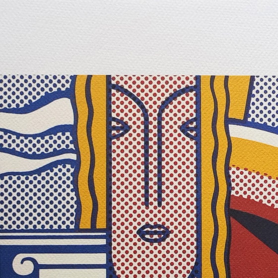 Image 1 of Vintage Roy Lichtenstein "Modern Kunst" Limited Edition lithografie