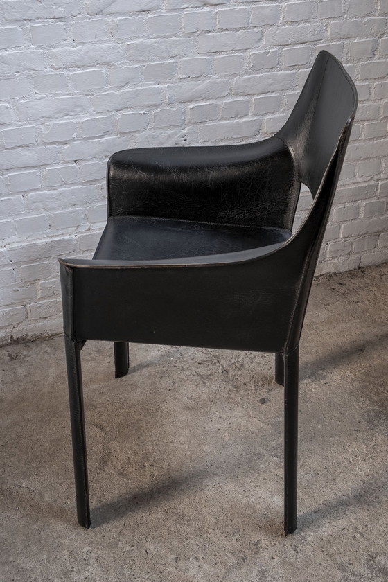 Image 1 of 4x De Couro uit Brazilië Fauteuils