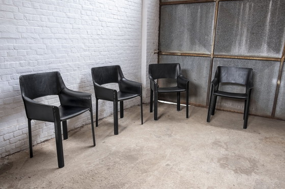 Image 1 of 4x De Couro uit Brazilië Fauteuils