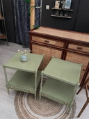 Vintage nachtkastjes opgefrist - 2 stuks