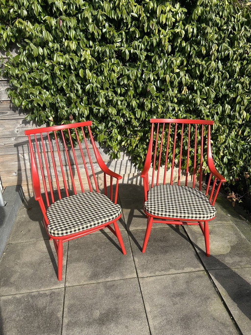 2X Fauteuils Met Armleuningen, Lena Larsson Voor Nesto/Pastoe 